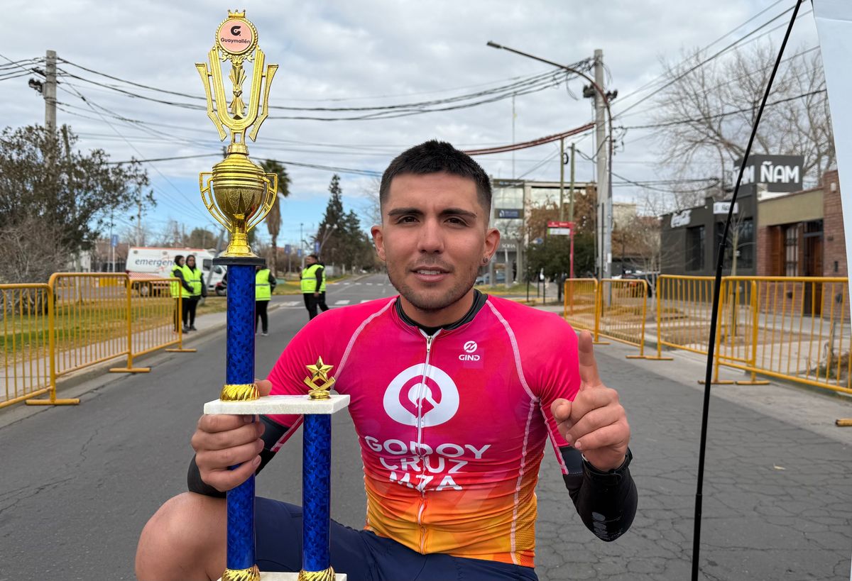 Contreras cantó victoria en la apertura del ciclismo local en pista.