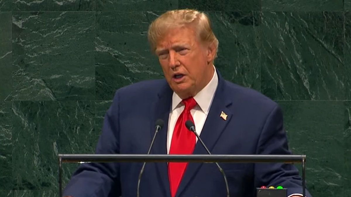 Donald Trump amenazó a Irán y Cuba en la Asamblea de la ONU. 