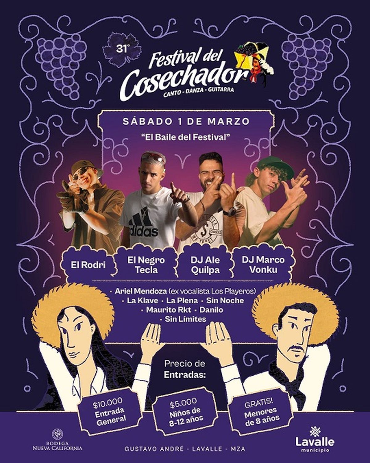 El Festival celebra la cultura, la música y el trabajo de quienes son protagonistas de la cosecha. El Festival celebra la cultura, la música y el trabajo de quienes son protagonistas de la cosecha.