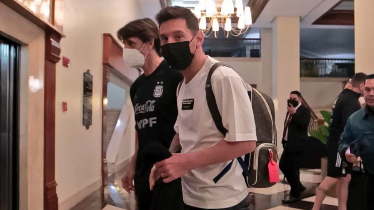 Messi arribará el martes a la Argentina.