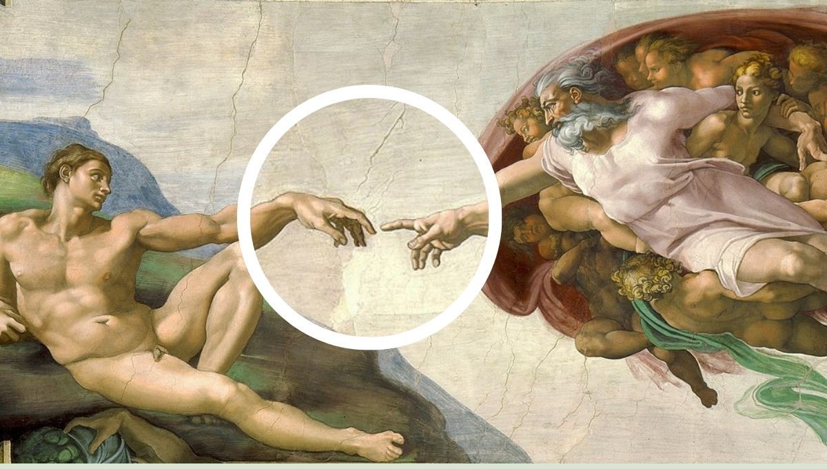 La chispa de vida entre Dios y Adán