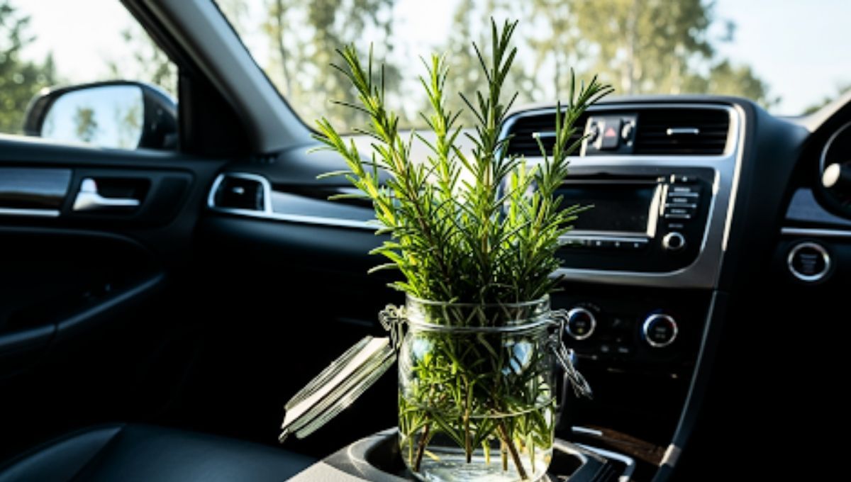 La planta de romero puede ser colocada en tu auto con grandes beneficios