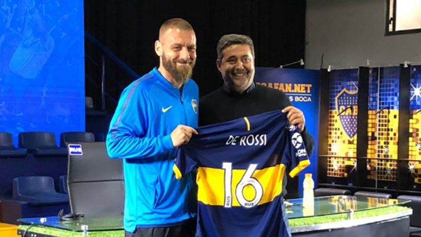 De Rossi fue presentado en Boca: Cada jugador debería vivir lo que estoy viviendo
