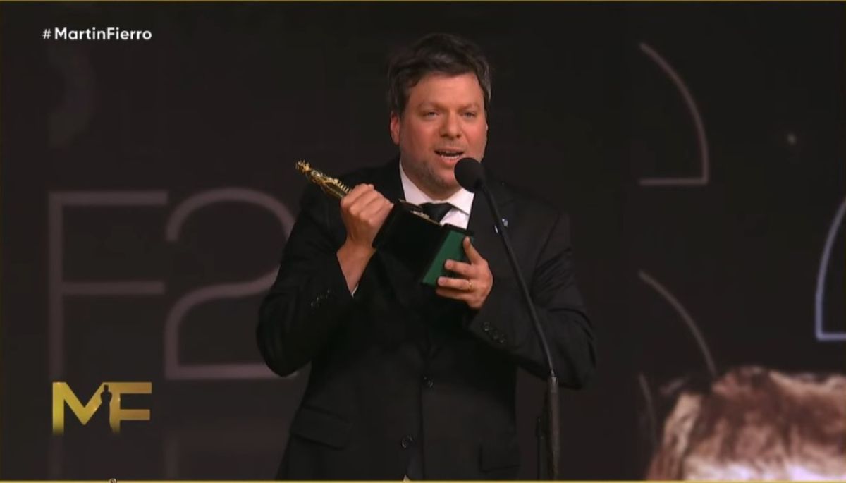 Guido Kaczka ganó el Martín Fierro de Oro 2026.