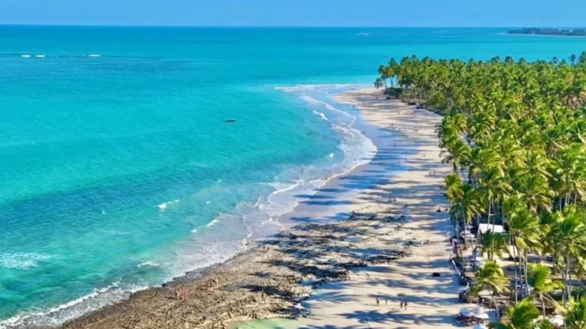 La playa que es una joya oculta en Brasil. La playa que es una joya oculta en Brasil.