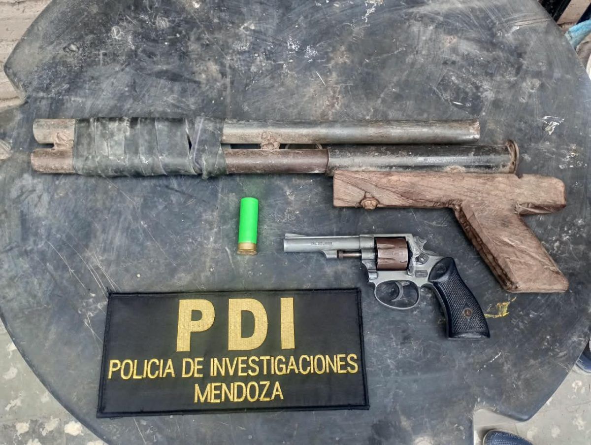 Las armas secuestradas en los operativos. Las armas secuestradas en los operativos.
