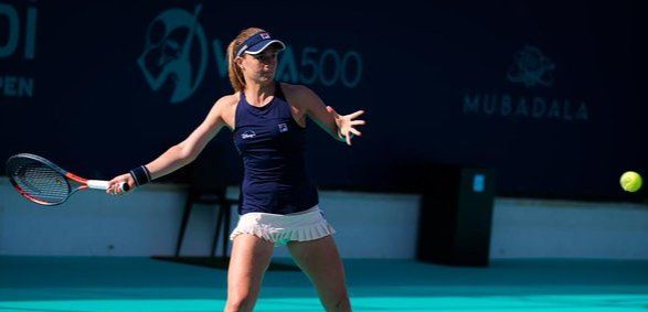 Nadia Podoroska no tuvo un buen arranque de año en Abu Dhabi.
