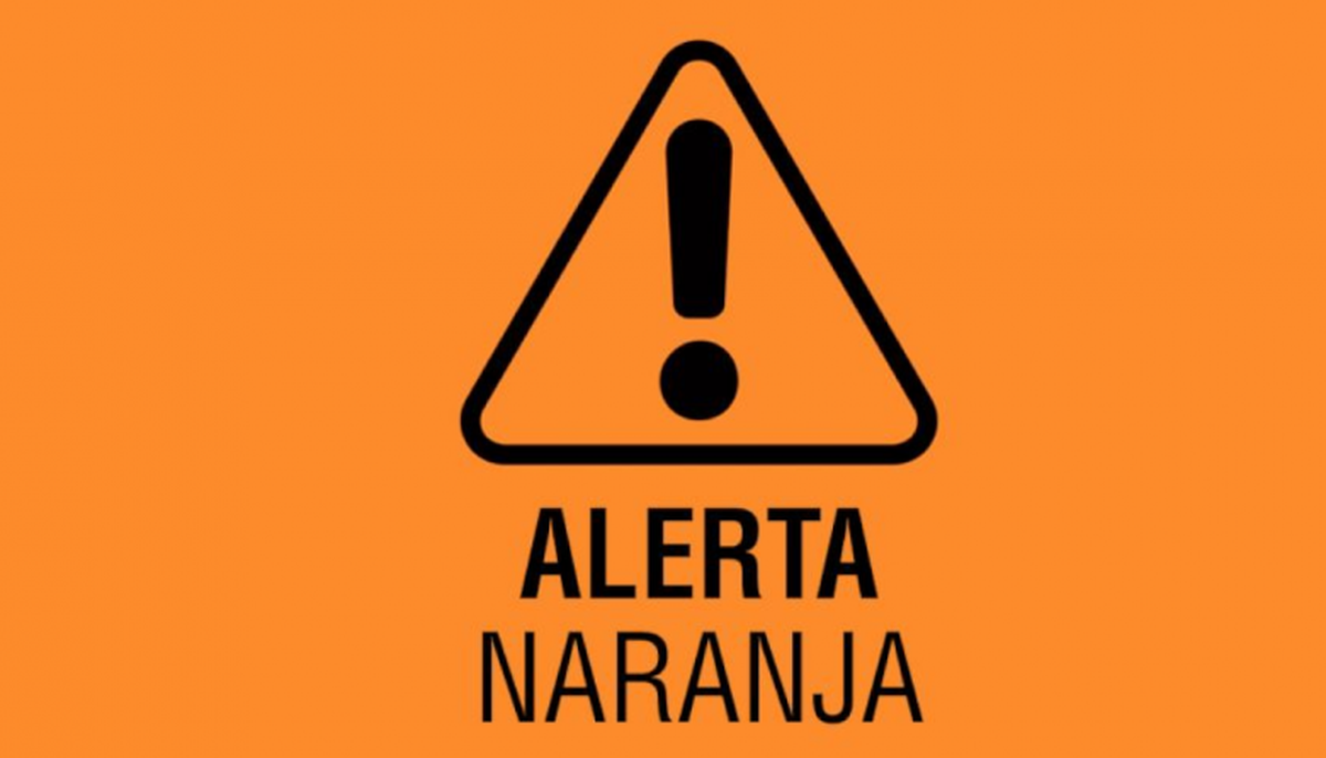 Dos departamentos se encuentran en alerta naranja