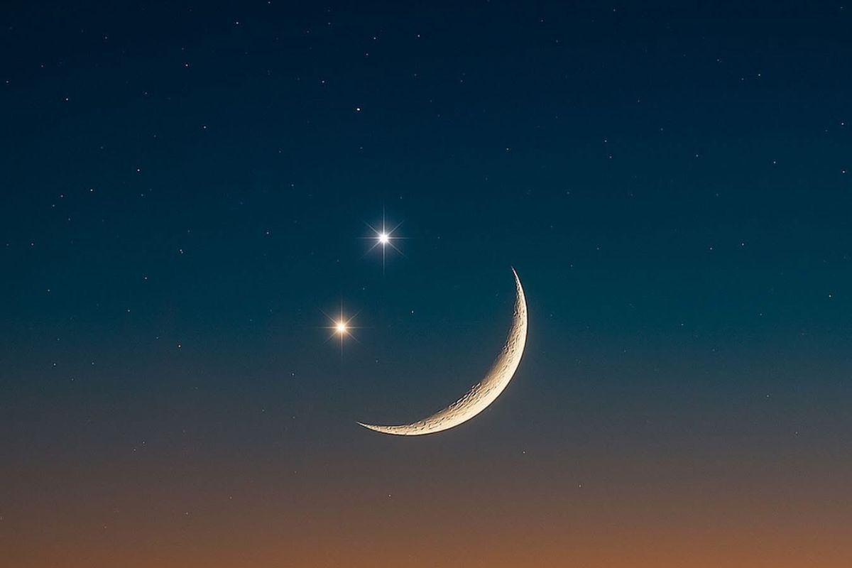 Luna sonriente, el particular fenómeno astronómico que se observará en el cielo nocturno Luna sonriente, el particular fenómeno astronómico que se observará en el cielo nocturno