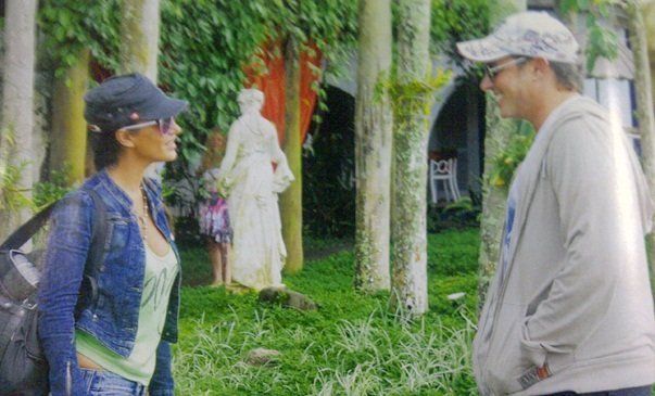 Silvina Escudero y Matías Alé se reencontraron en Brasil