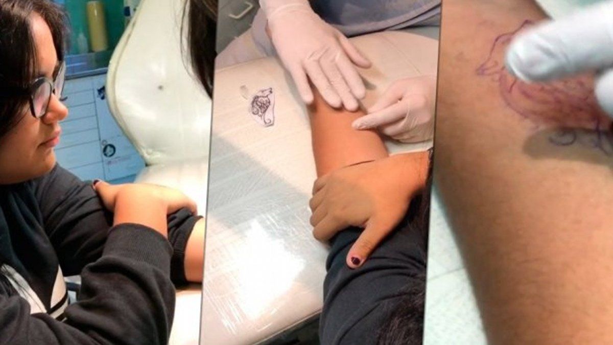 VIDEO: Mirá el primer tatuaje de Rocío, la hija de Jorge Rial