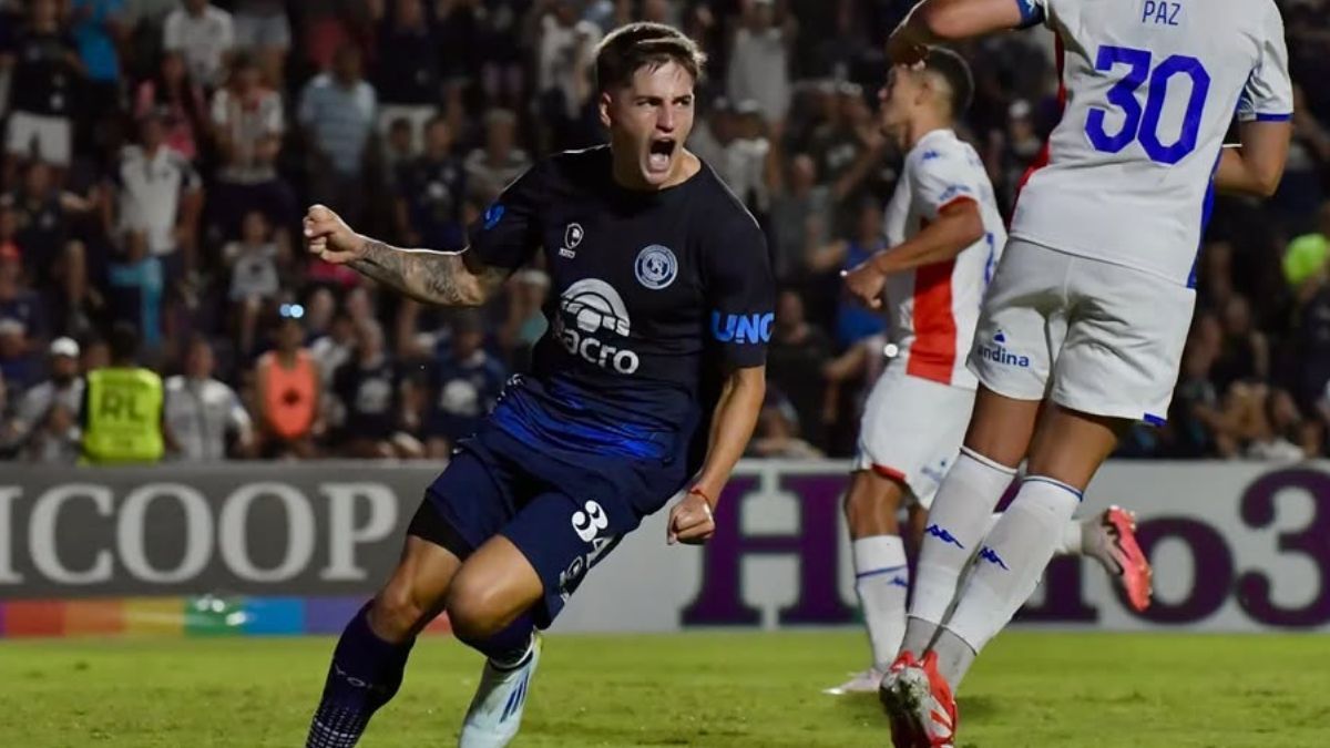 Nicolás Retamar convirtió su primer gol con la camiseta de Independiente Rivadavia. Foto: Gentileza Prensa Independiente Rivadavia. 