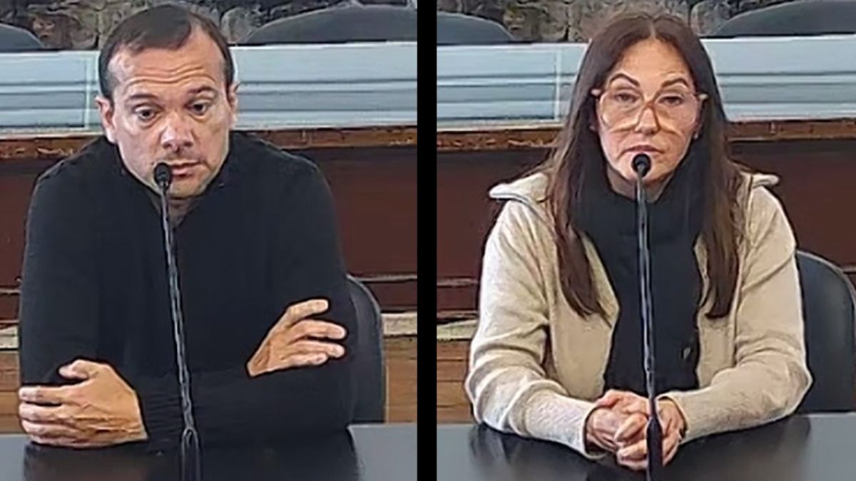 La pareja de cajeros condenados por los robos en Salta. La pareja de cajeros condenados por los robos en Salta.