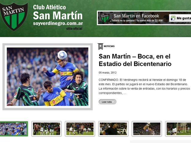 San Martín (SJ) confirmó que recibirá a Boca en el Bicentenario