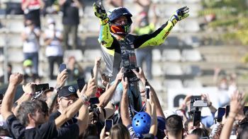 Valentino Rossi se despidió del Moto GP tras 26 años 