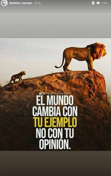 El primer posteo de Carmen Barbieri tras despertar del coma