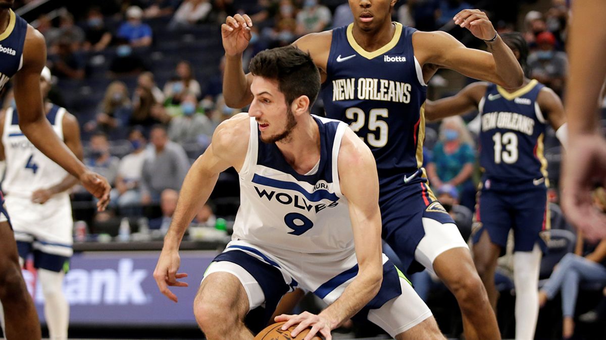Leandro Bolmaro tuvo sus primeros minutos en la NBA