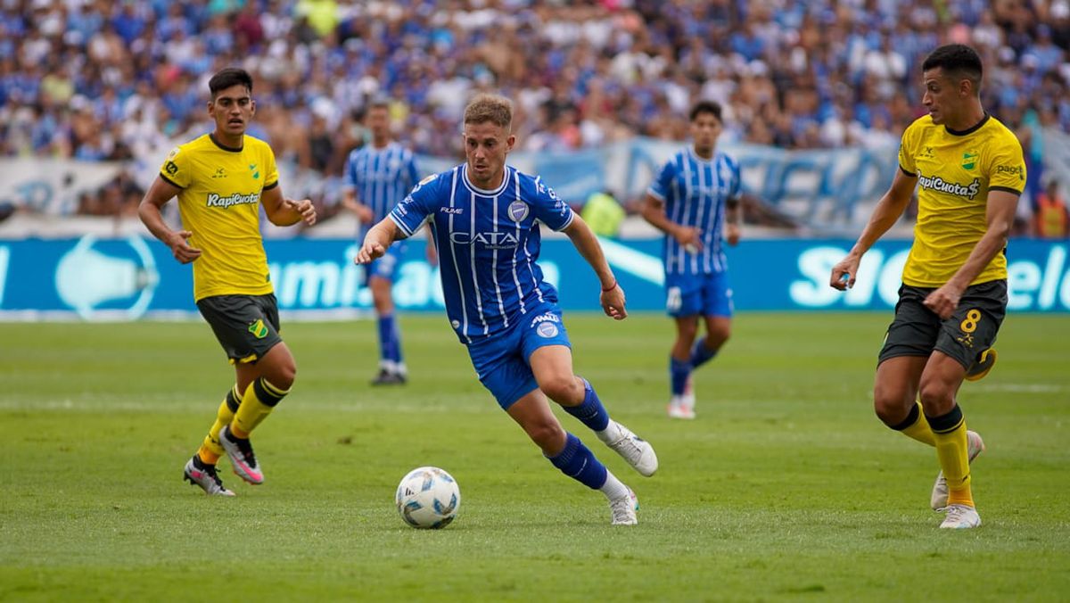 El debutante Cejas hizo un buen partido (UNO/Axel Lloret) El debutante Cejas hizo un buen partido (UNO/Axel Lloret)
