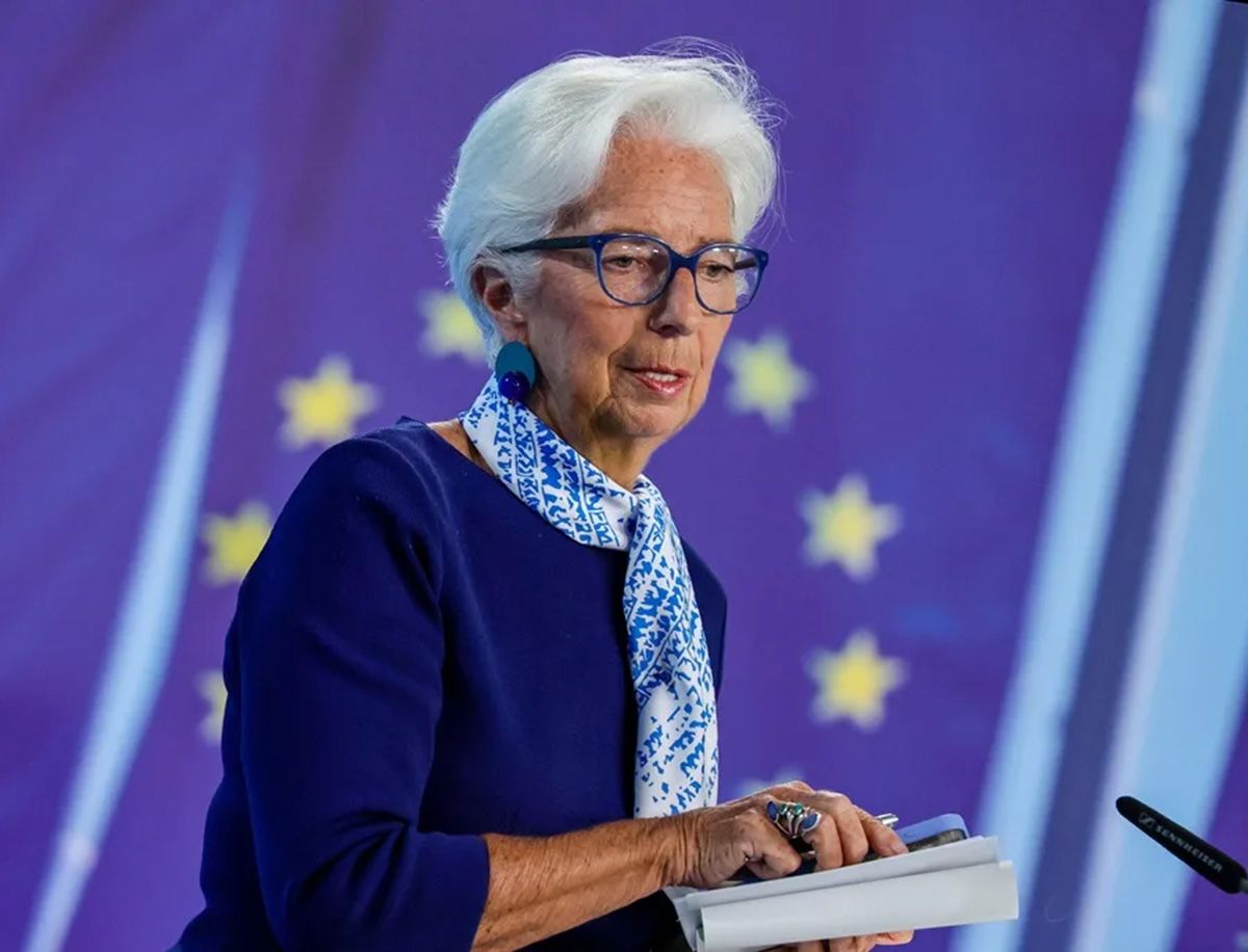 La presidenta del Banco Central Europeo, Christine Lagarde habló sobre la relación de Donald Trump y la Reserva Federal de Estados Unidos (Archivo). Crédito: EFE/EPA/Ronald Wittek.