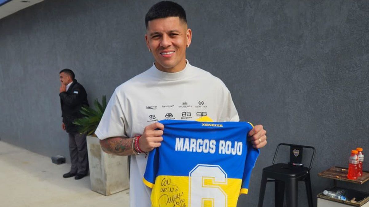 Marcos Rojo regresó en Boca jugando para la Reserva