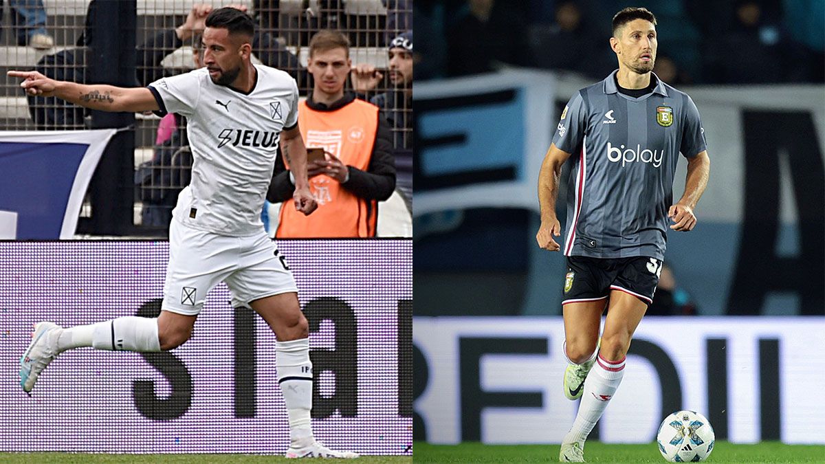 Mauricio Isla (Independiente) y Federico Fernández (Estudiantes).