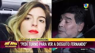 Maradona blanqueó en Infama Recargado que quiere casarse con Rocío Oliva copy