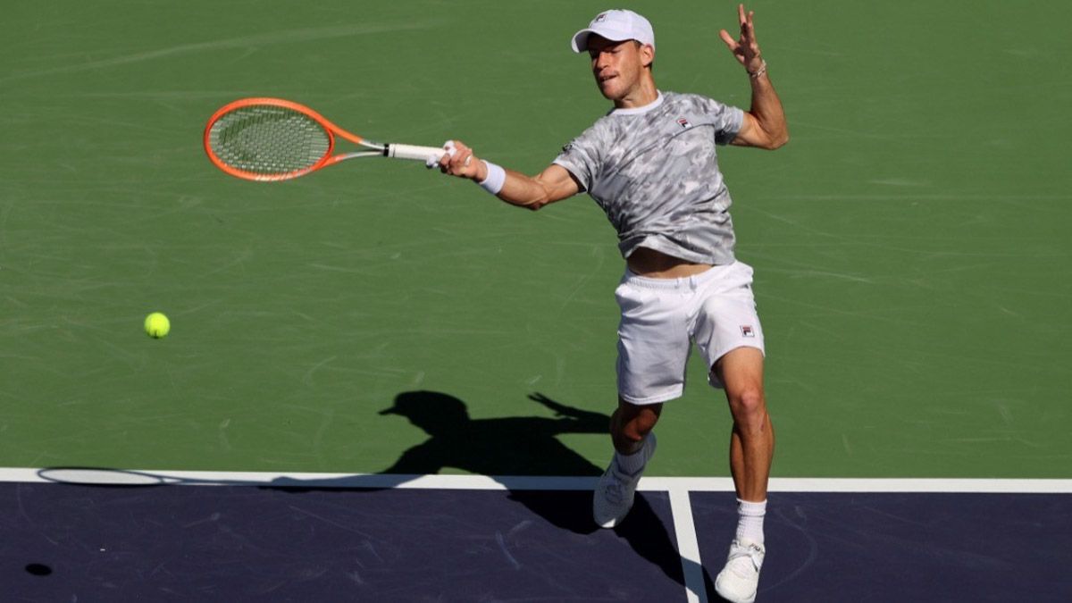 Schwartzman vivió una pesadilla en Indian Wells