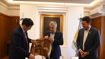 Cornejo destacó la vinculación con China y detalló que hay 500 jóvenes que estudian chino mandarín