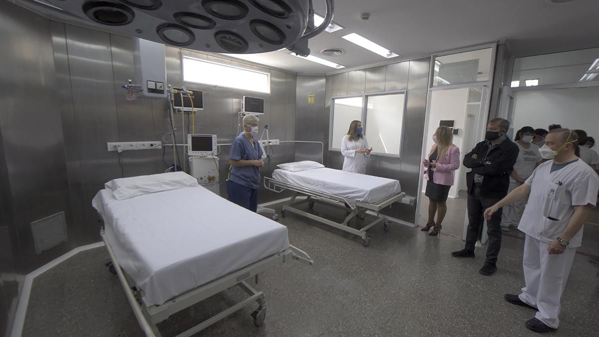 El Lagomaggiore es uno de los hospitales que cuenta con más camas Covid-19.&nbsp;