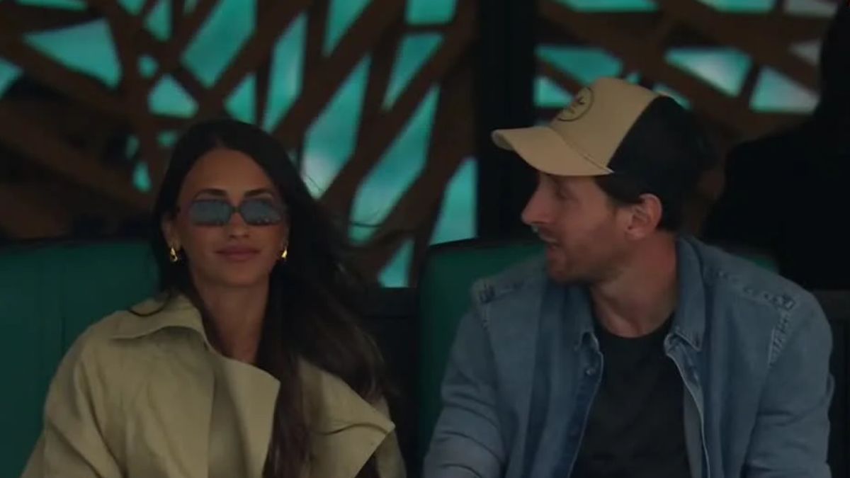 Lionel Messi y su esposa Antenela Roccuzzo fueron a ver el partido semifinal del Masters 1000 de Miami y llamaron la atención de todo el mundo.