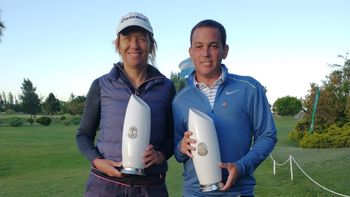 Mónica Guntsche y Federico Day, los campeones de La Vacherie Country Golf