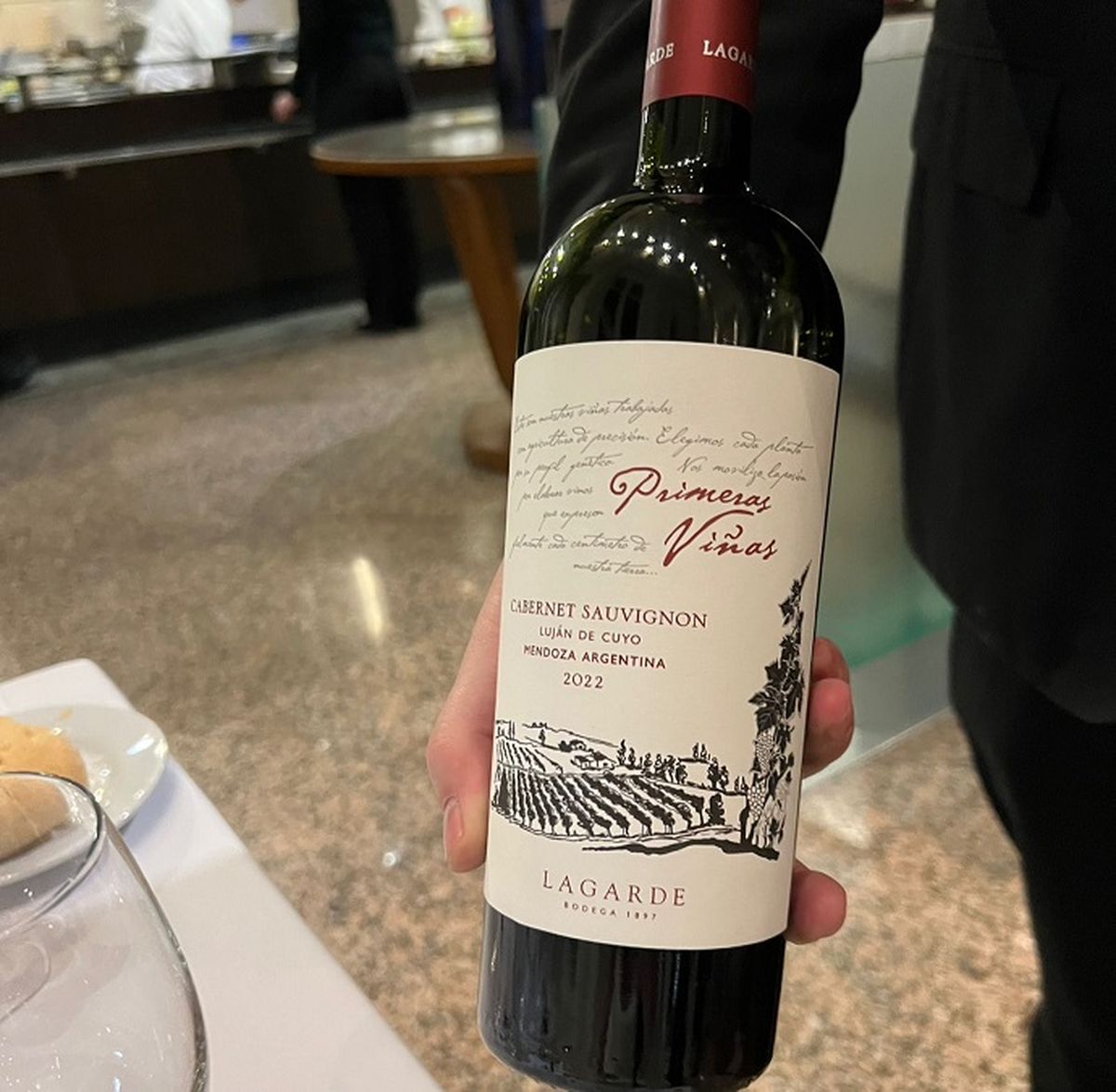 Maridaje de la bodega Lagarde. Maridaje de la bodega Lagarde.