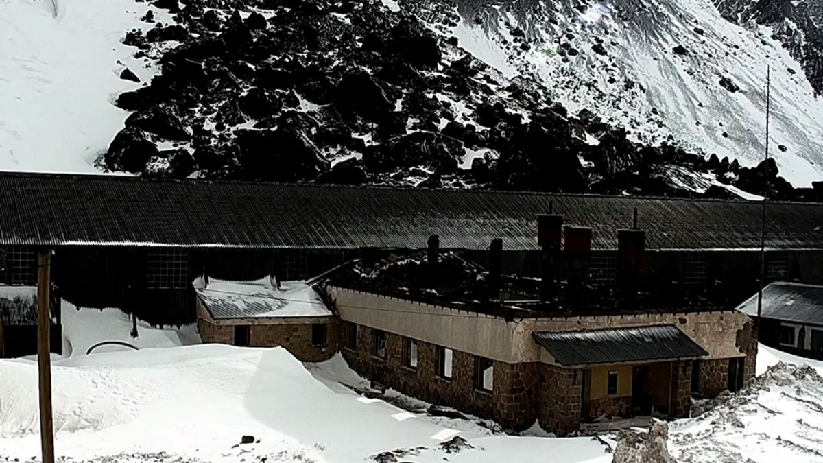 El Paso Cristo Redentor continuará cerrado esta semana. Este aspecto mostraba la villa de Las Cuevas.