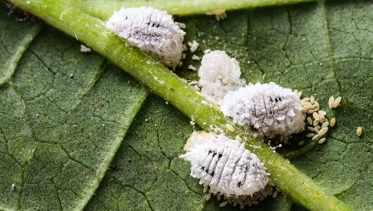 La cochinilla algodonosa también invade las plantas del jardín. Imagen: Freepik. La cochinilla algodonosa también invade las plantas del jardín. Imagen: Freepik.