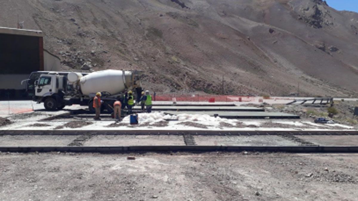 Las obras de ampliación y modernización en horcones comenzaron en septiembre del 2021.