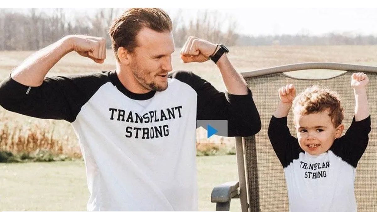 Historia de vida. Le donó parte de su hígado a su sobrinito y le salvó la vida.