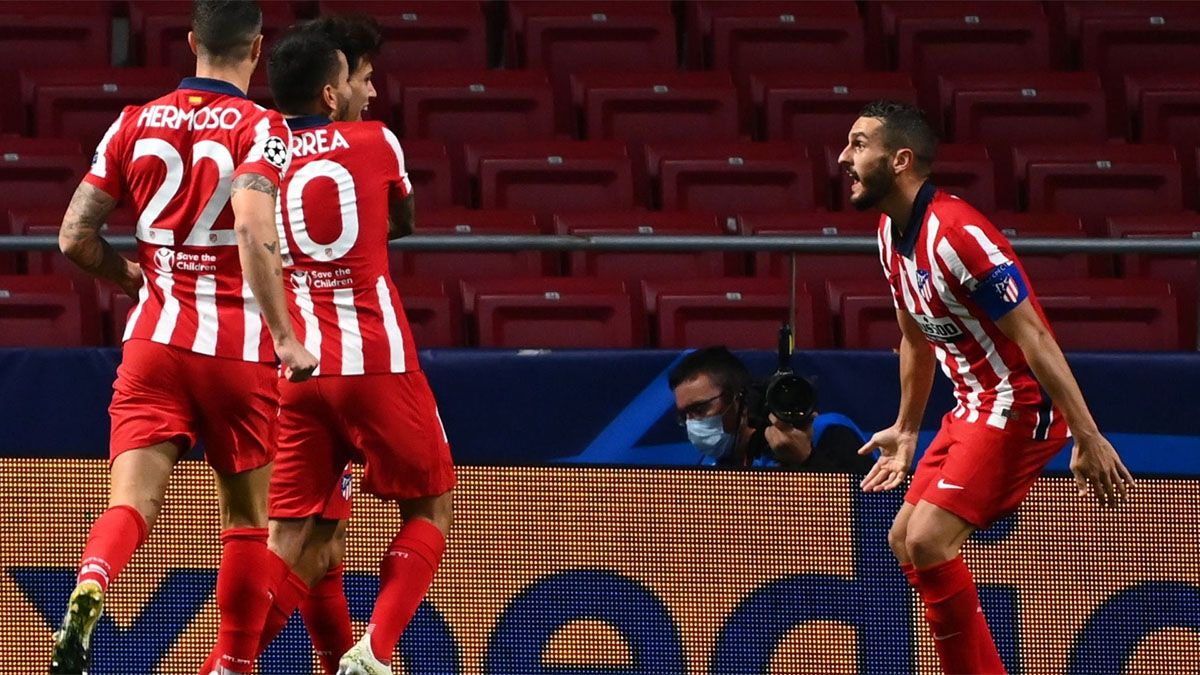 Atlético de Madrid le ganó a Salzburgo como local.