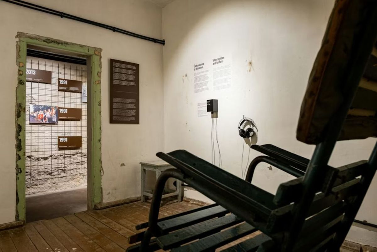 Un cuarto de tortura que se usó en Europa del Este hoy es parte del otro turismo. ¿Da o no da? Foto: gentileza&nbsp;