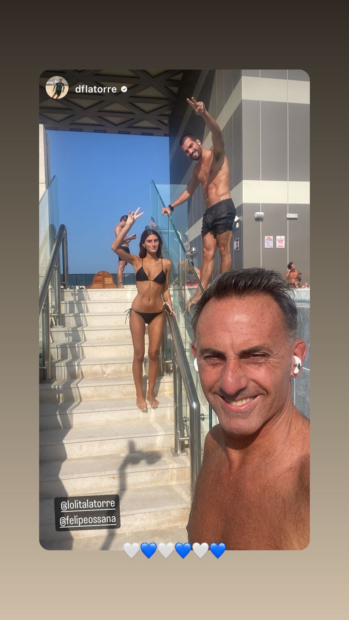 ¡Diosa en Qatar! Diego Latorre subió foto de Lola Latorre en micro-bikini y estalló la red.