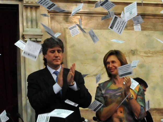 Boudou atribuyó al duhaldismo las denuncias por la impresión de billetes