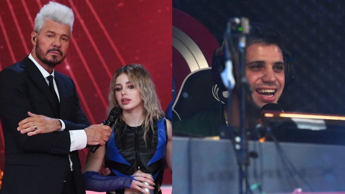 El romántico intercambio de Coti Romero y El Conejo en la pista del Bailando 2023.