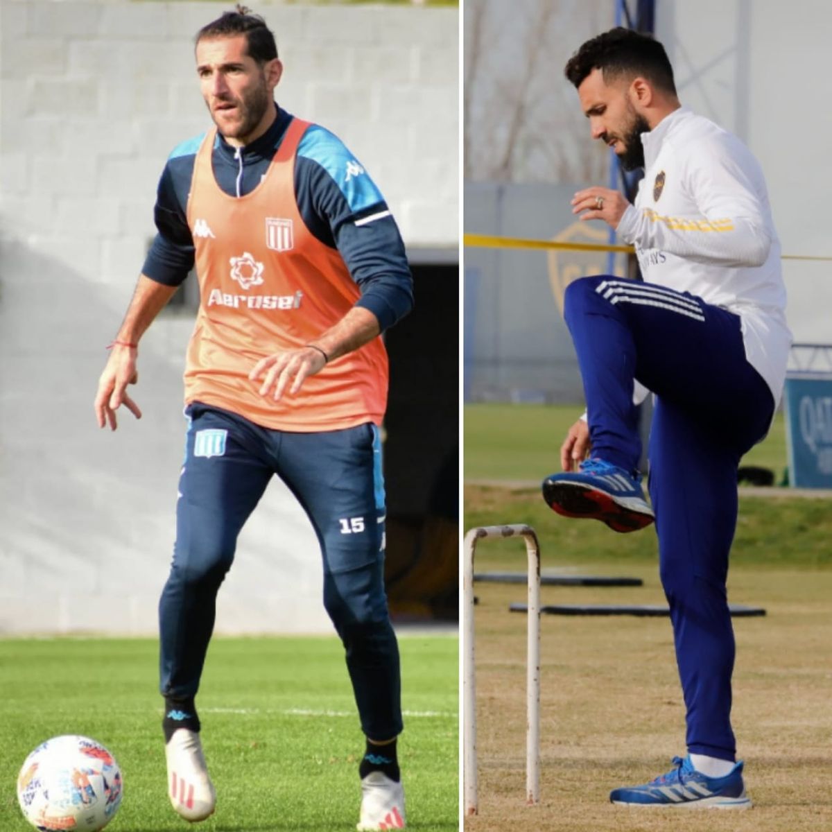 Racing y Boca ultiman detalles para la semifinal de la Copa de la Liga.
