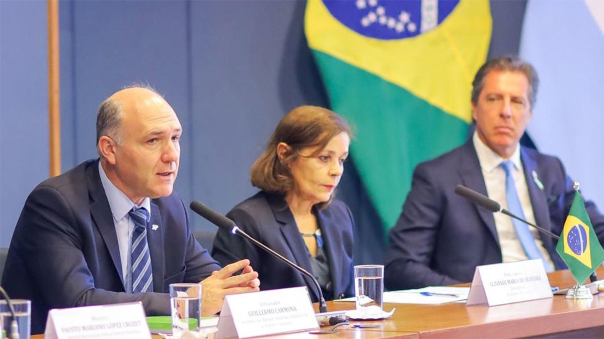 Guillermo Carmona brindó una conferencia sobre Malvinas en el Instituto Río Branco, en Brasil.