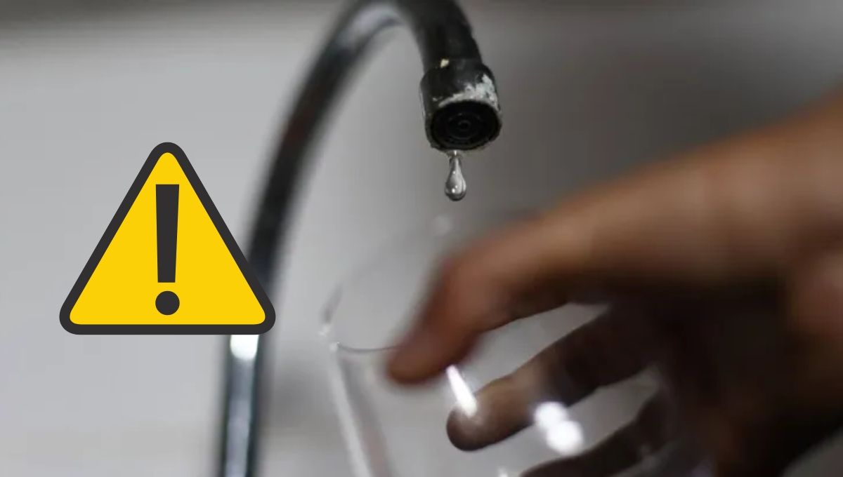 Debido a ciertas razones se cortará el suministro de agua potable.