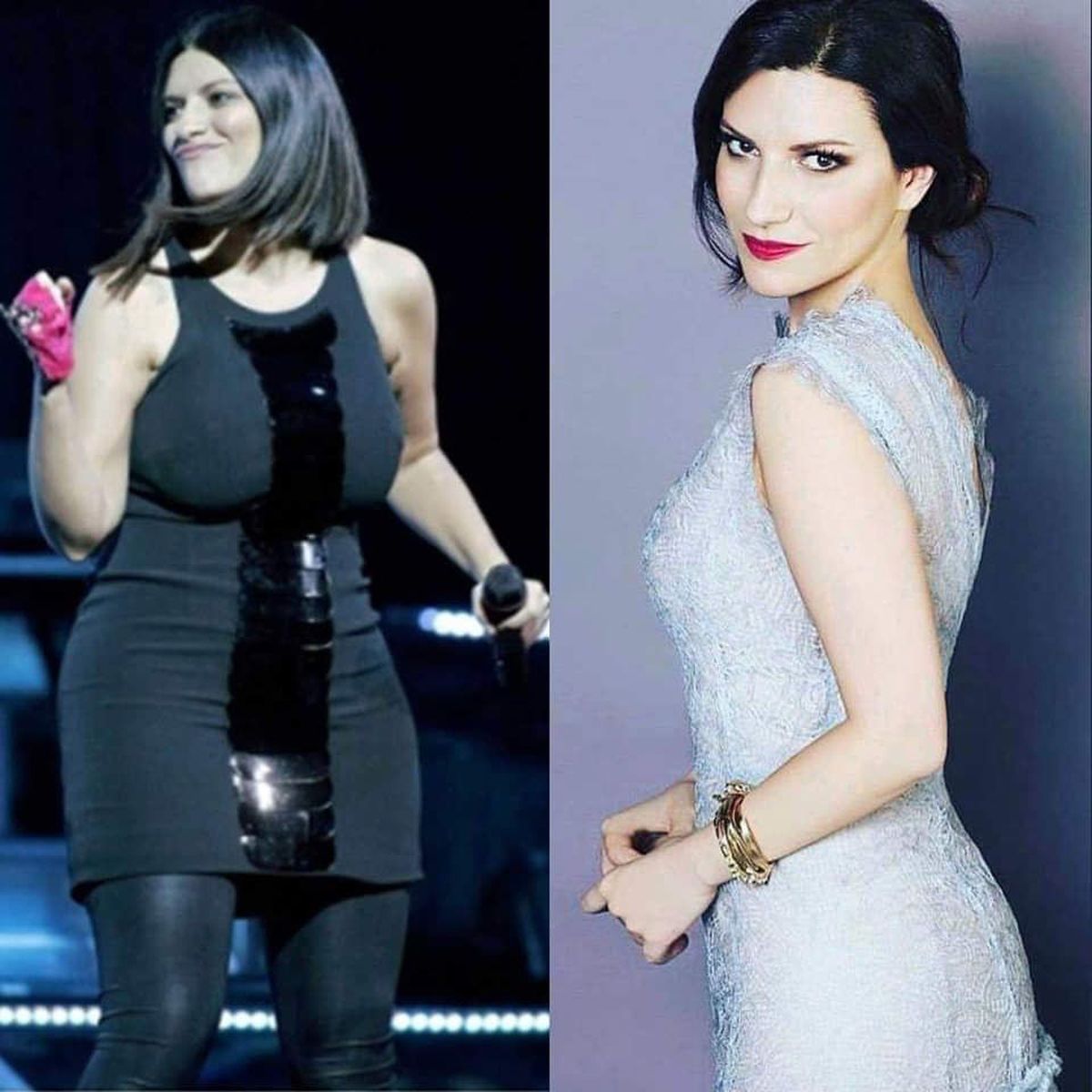 Antes y después. El increíble cambio de Laura Pausini. Antes y después. El increíble cambio de Laura Pausini.