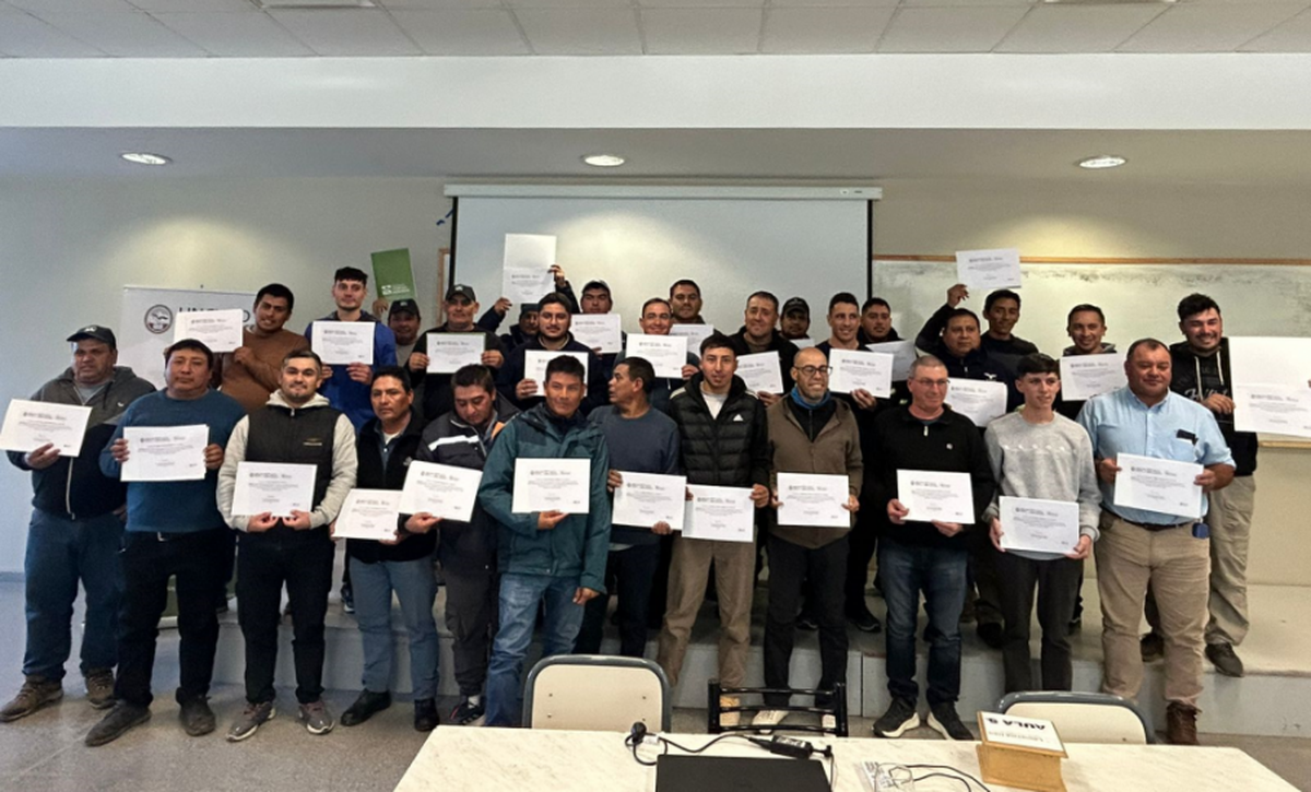 Los participantes de la primera Escuela de Encargados de Finca.