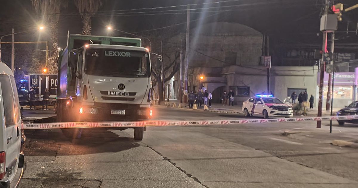 El ciclista fue atropellado en Las Heras. El ciclista fue atropellado en Las Heras.
