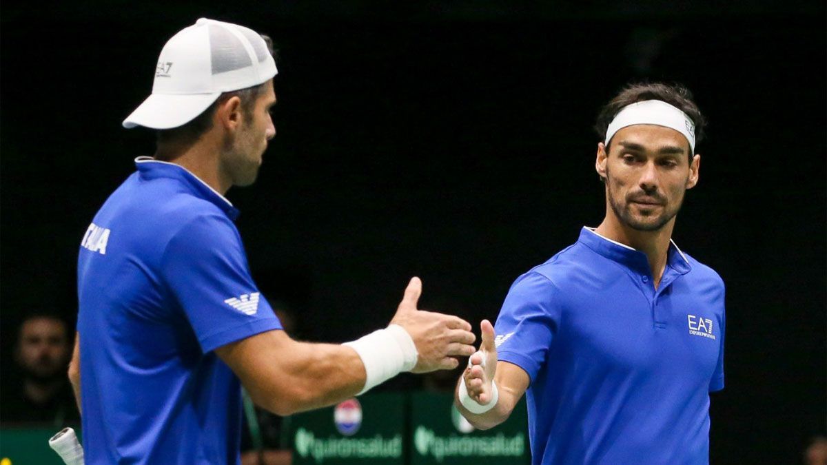 Bolelli y Fognini hicieron valer su experiencia en el triunfo de Italia en la Copa Davis