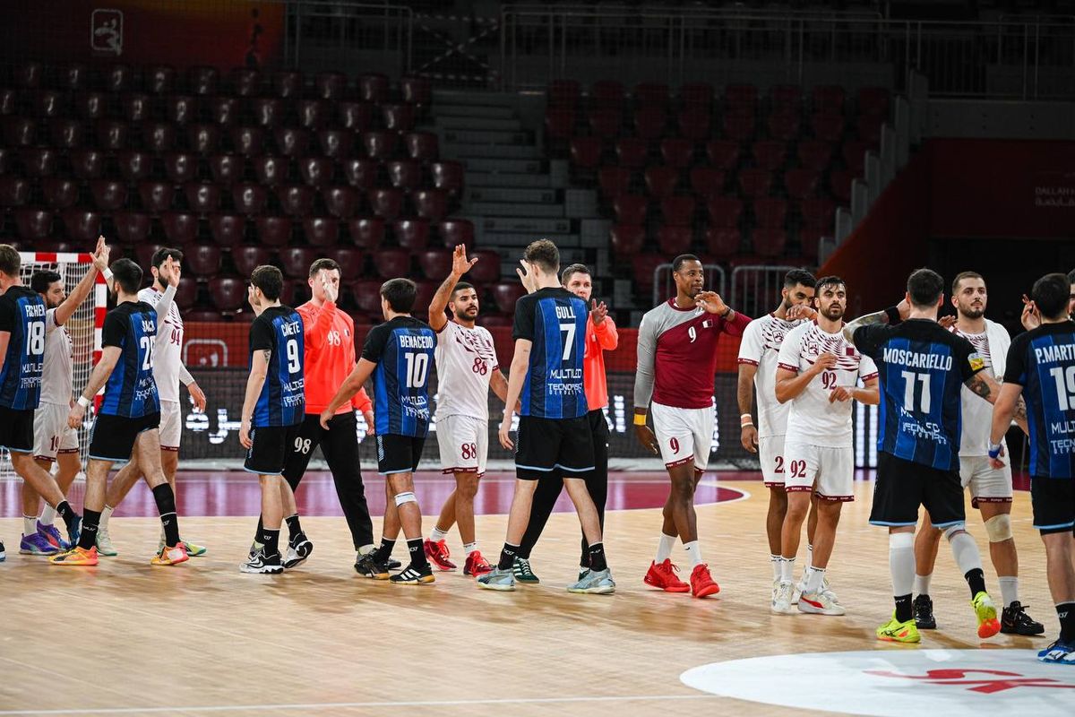 Los Gladiadores cayeron en Qatar antes del Mundial de Handball. Los Gladiadores cayeron en Qatar antes del Mundial de Handball.