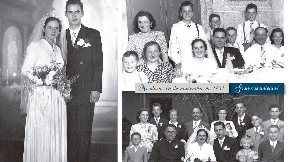 El día de bodas. El 16 de noviembre de 1952, luego de que Stanko cumpliera la mayoría de edad y el Registro Civil les diera el visto bueno.